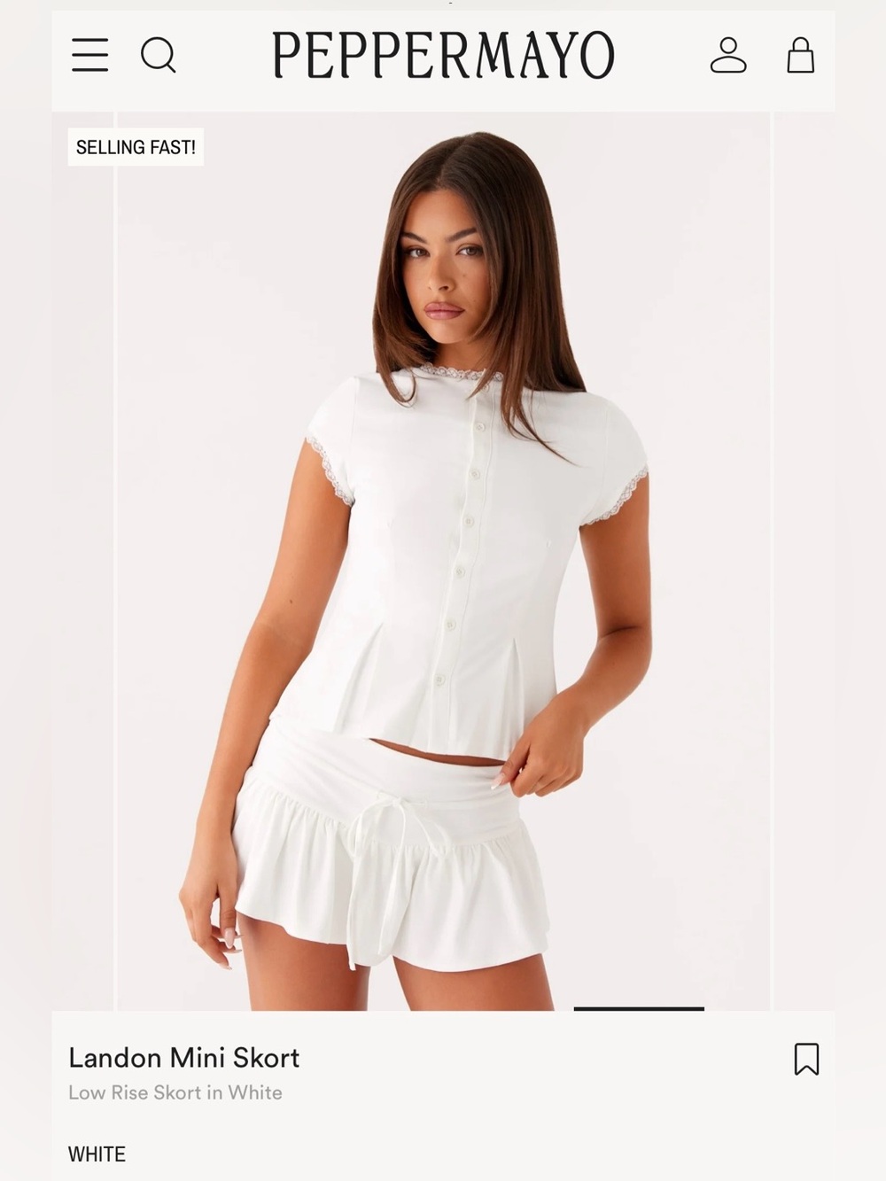 PEPPERMAYO MINI SKIRT